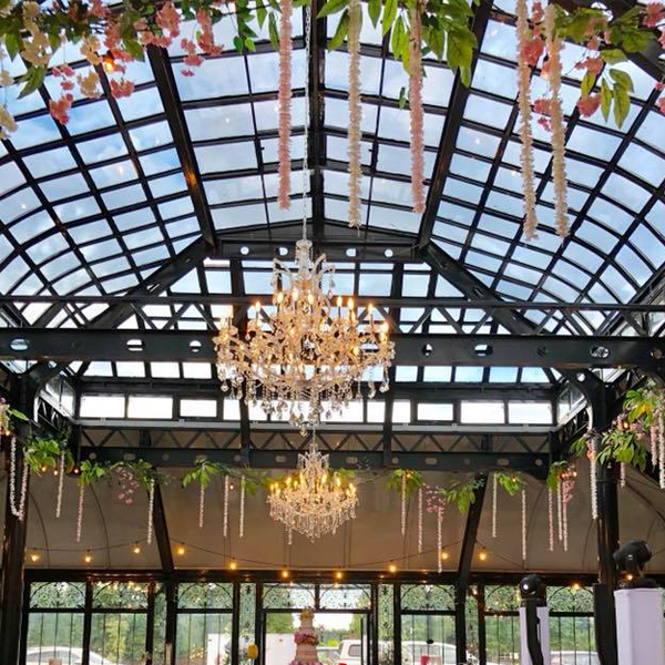 yongsheng  victorian style steel wedding house for sale, victorian style iron wedding house